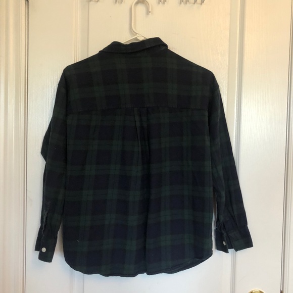 GU Plaid Button Top - Picture 2 of 3